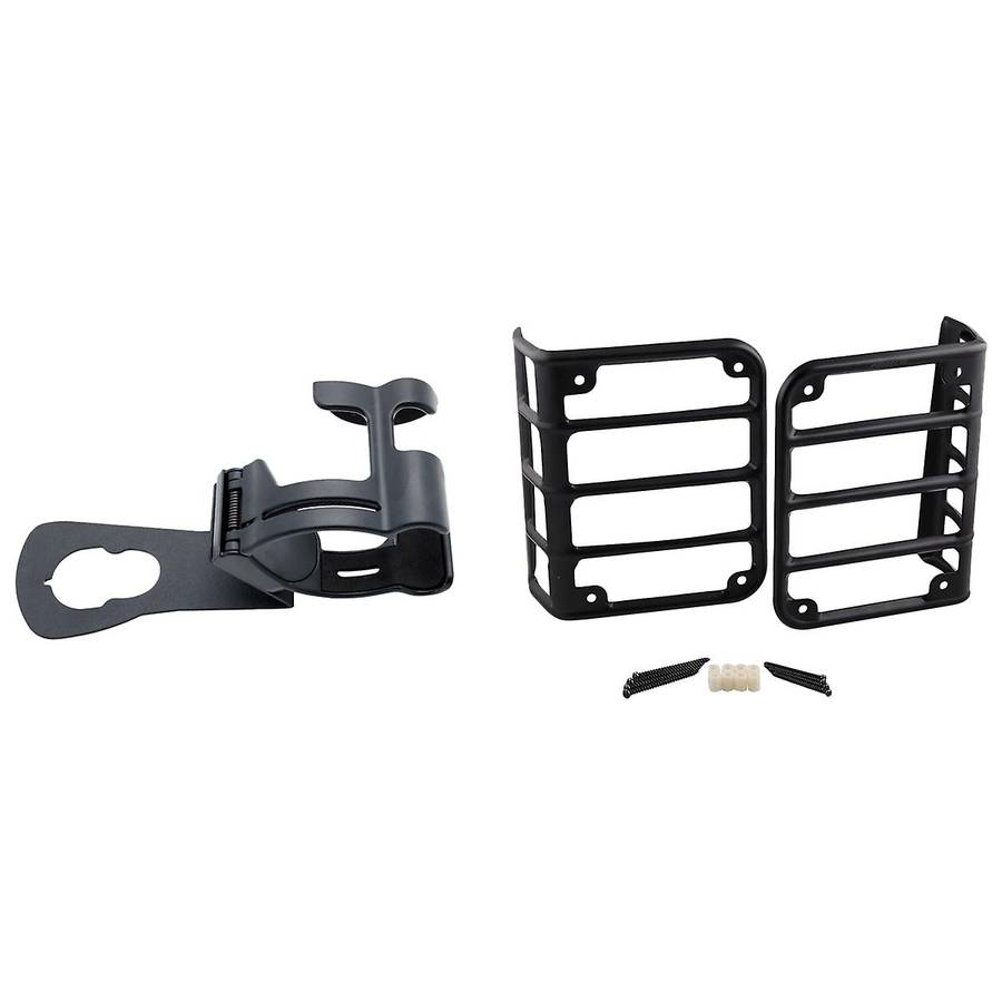 Rear Tail Light Guards Fit for Jeep Wrangler Jk Matte 07-17(pair)