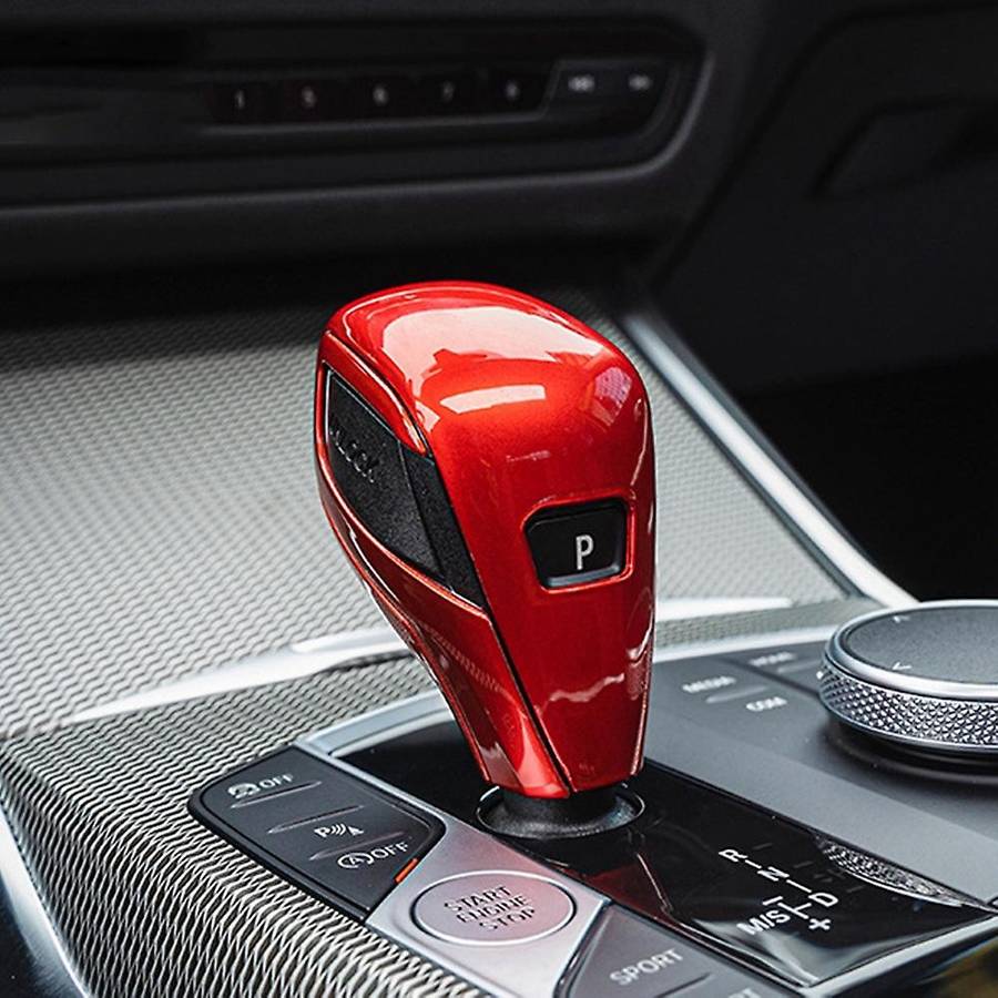 Car Gear Head Knob Shift Cover Trim For-bmw G20 G28 G22 Red