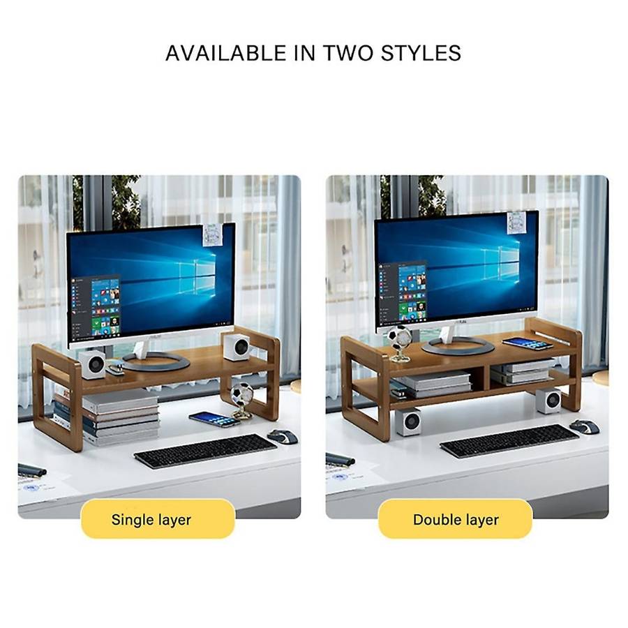 1pcs Monitor Stand for Computer Laptop Printer Desktop Organizer A