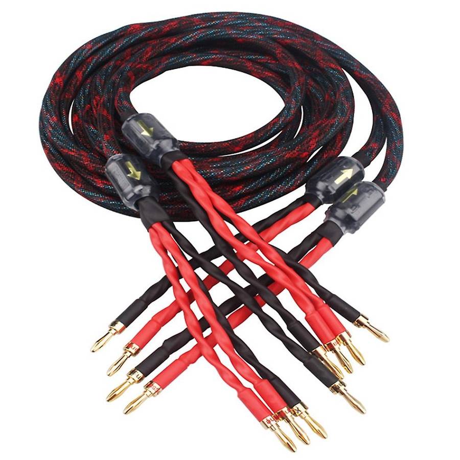 1 Pair Hifi Western-electric Speaker Cable Audiophile Cable, 2.0m