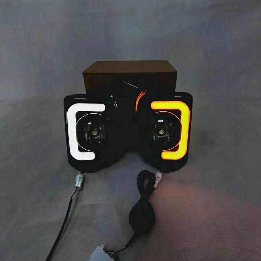 2pcs Led Abs Daytime Running Light for Toyota Hiace with Turn Signal