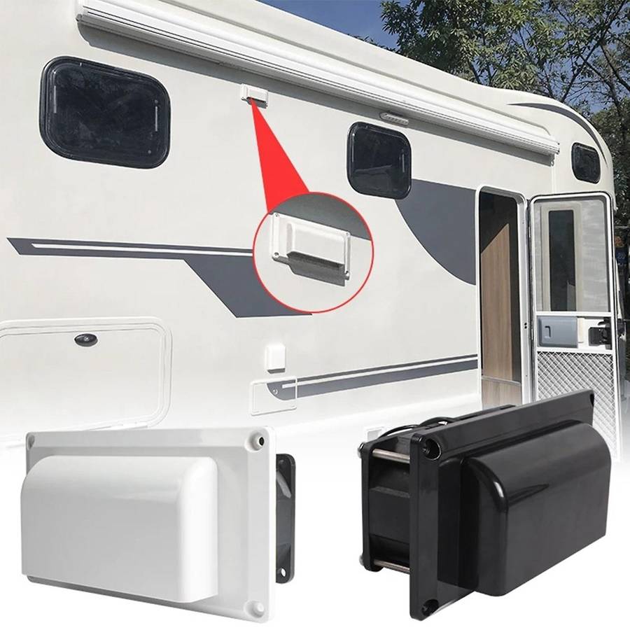 Side Air Vent Ventilation Exhaust Fan 25w for Tytxrv Caravan White