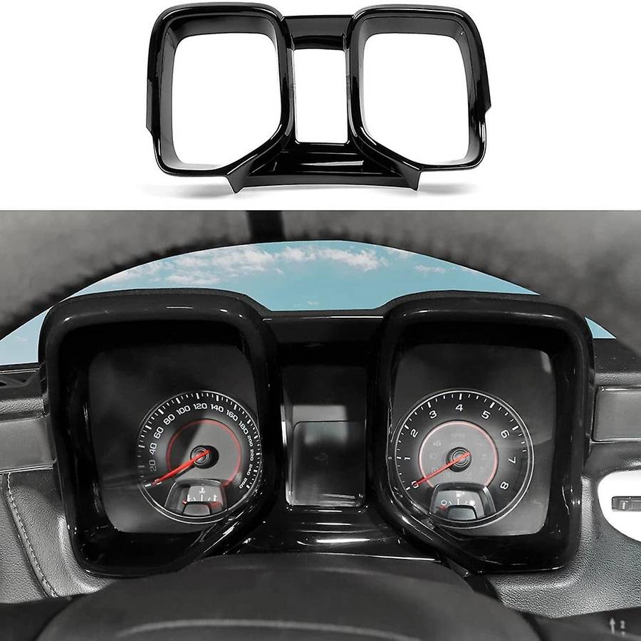 For Camaro Dashboard Cover Trim for Chevrolet Camaro 2010-2015(black)