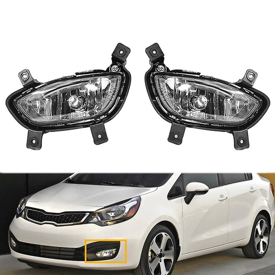 Car Front Bumper Driving Fog Lamp for Kia Rio K2 Sedan 2012 - 2015