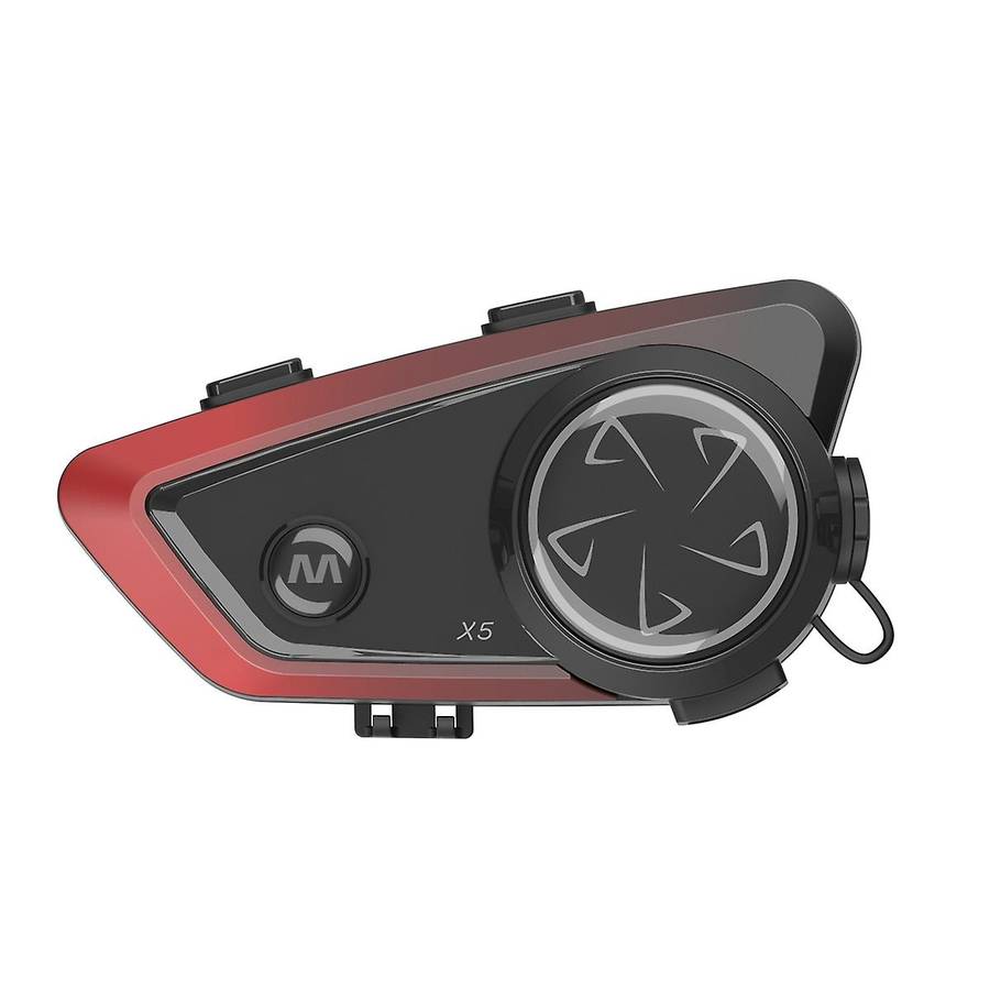 Bluetooth Motorcycle Intercom Headset for 6 Rider Headset Hard Mic