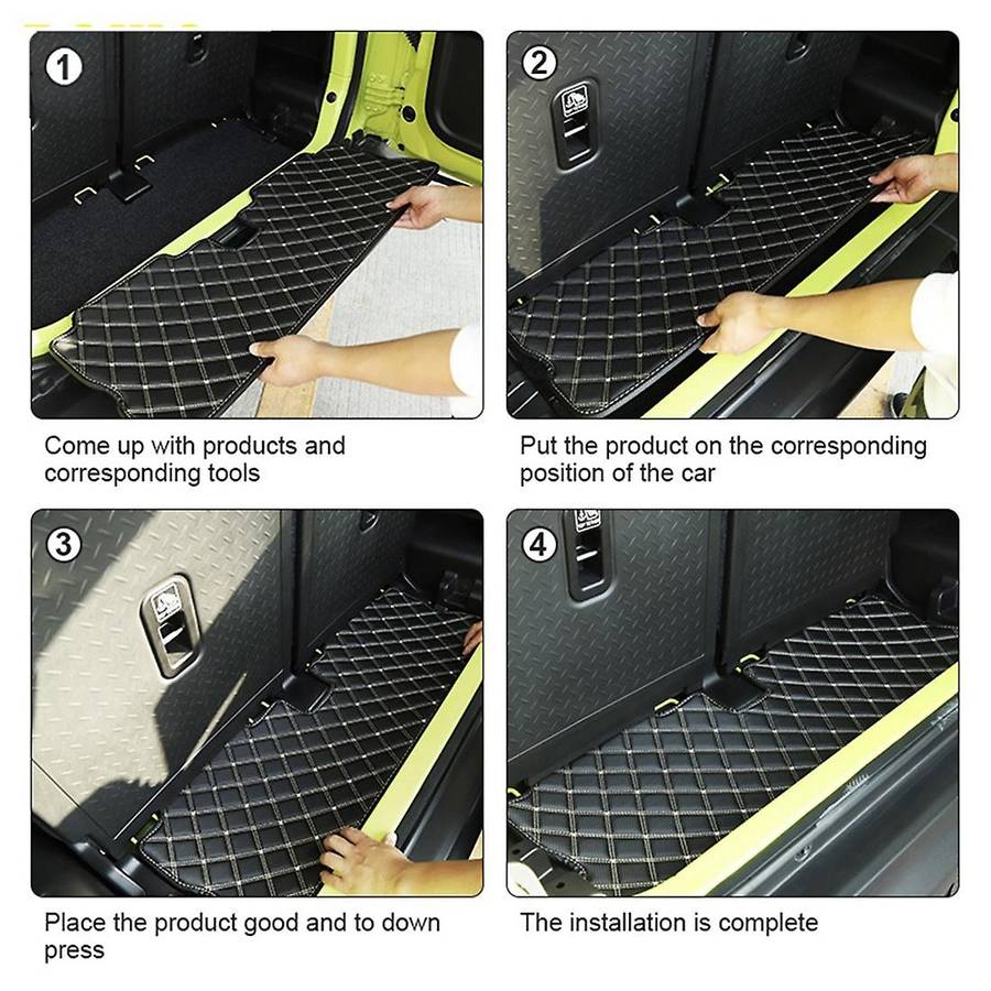 Car Rear Trunk Mats Pad for Suzuki Jimny Jb74 2019 2020 2021 2022