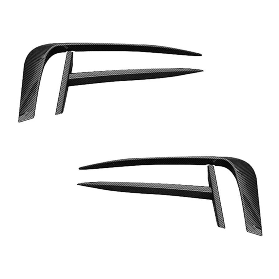 Carbon Fiber Fog Light Eyebrow Eyelid Cover for Jetta Mk7 2019-2021