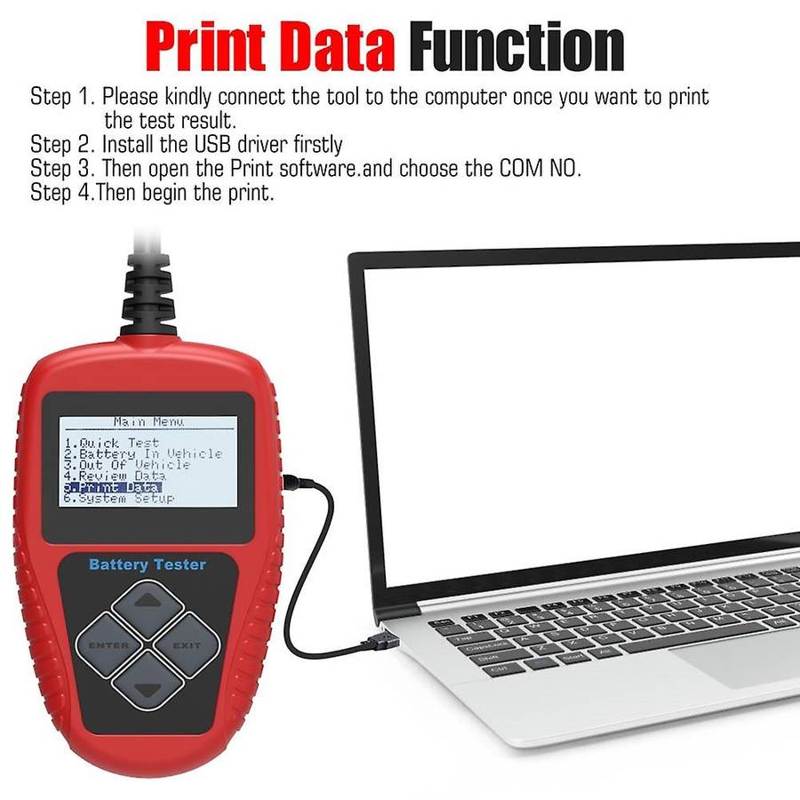 Auto Battery Tester Ba101 12v Resistance Accuracy Battery Tester