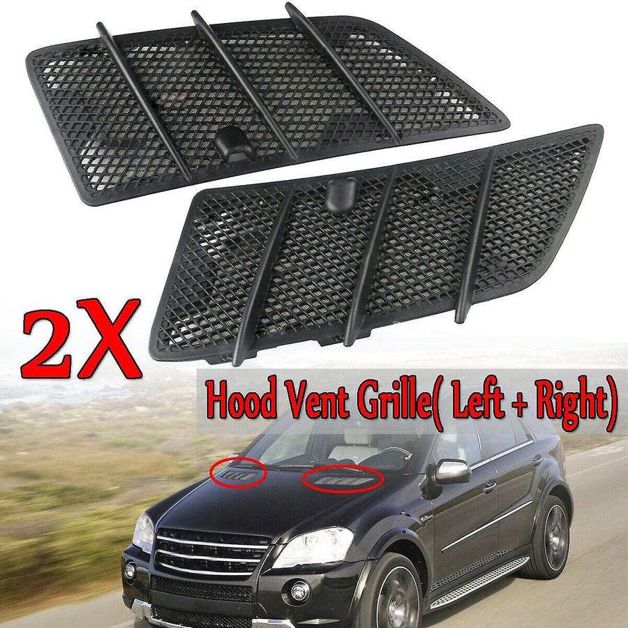 Car Hood Upper Air Vent Grille Cover Trim for Mercedes Benz W164 Ml Gl 320 350 450 550 63amg 2008-2