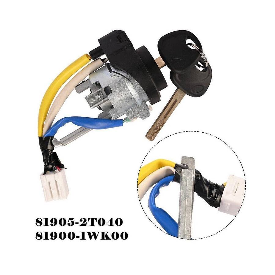 Car Ignition and Door Lock Cylinder Switch With/2 Key for 2011-2015