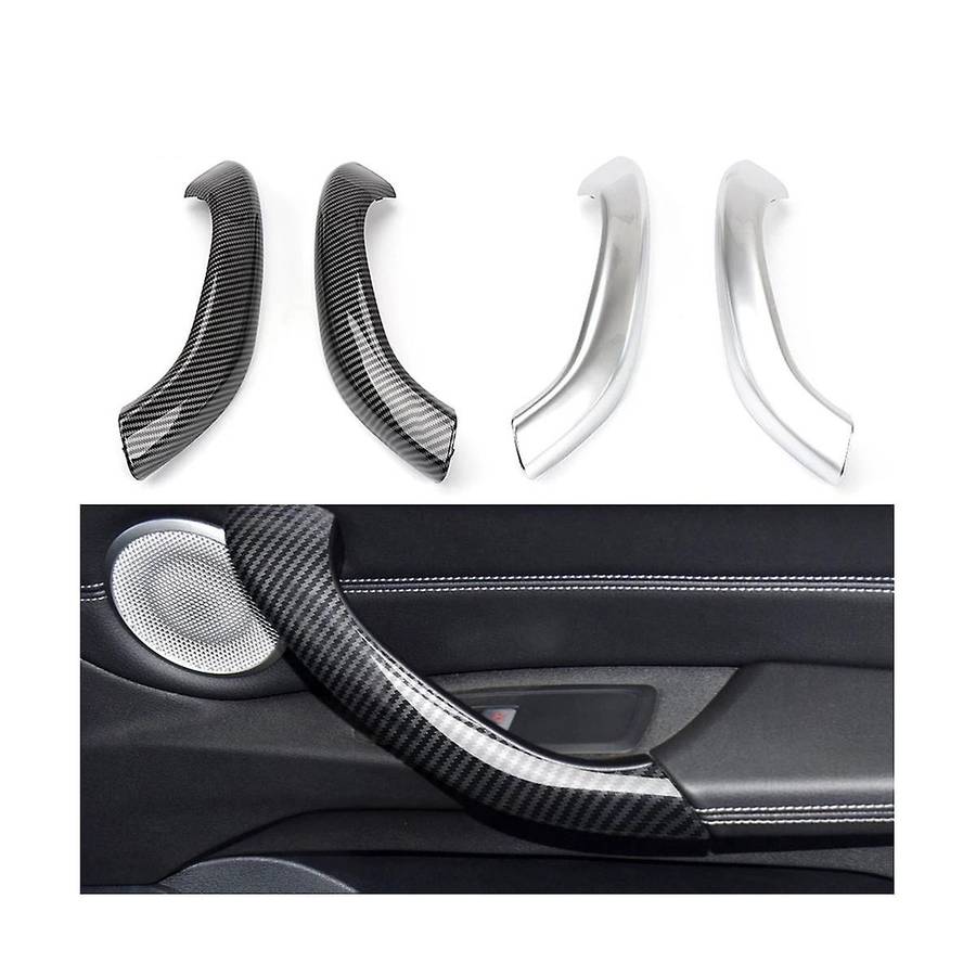 Car Interior Door Pull Handle Outer Cover Trim for X1 X2 F48 F49 F39 2016-2020 51417417513(carbon F