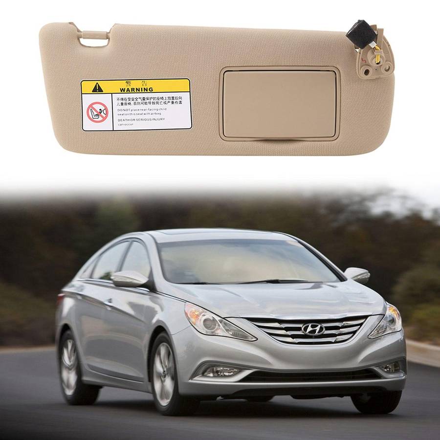 Car Interior Hand Sun Visor Shade RH Beige for I45 2006-2010 85201-0R300 85202-0R300