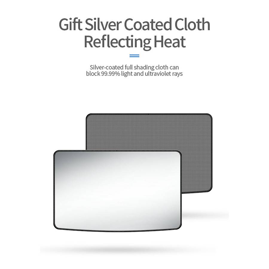 Car Interior Upgrade Sun Shades Glass Roof Sunshade Windshield Skylight Blind Shading Net for Model