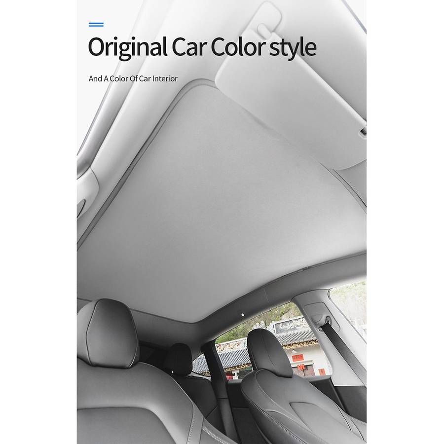 Car Interior Upgrade Sun Shades Glass Roof Sunshade Windshield Skylight Blind Shading Net for Model