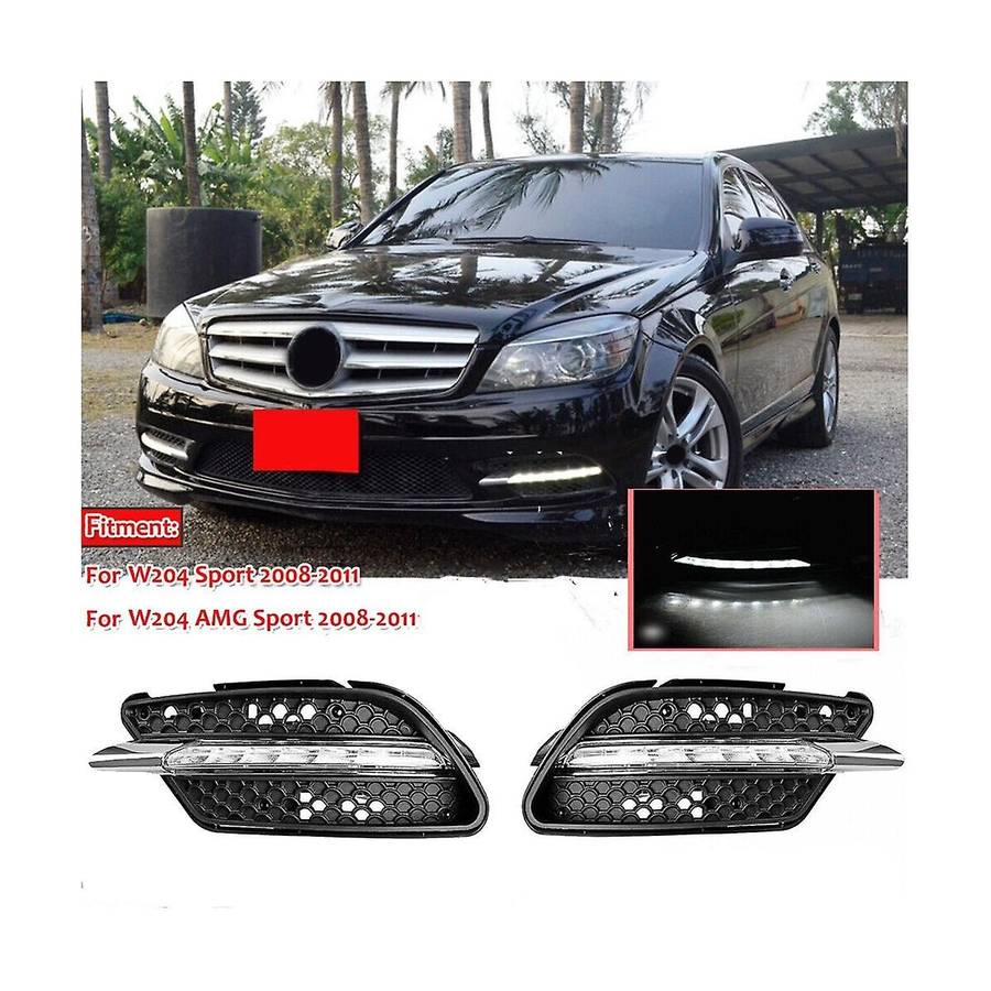 Car Led Fog Lamp Drl Daytime Running Light for W204 C Class C300 2008-2011 Right