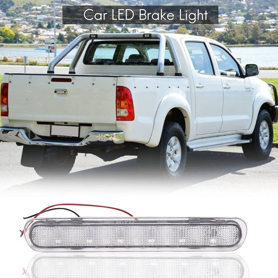 Car Led Rear Tailgate 3rd Brake Light Lamp White Lens 81570-0k080 for Toyota Hilux Vigo Mk6 Sr5 200