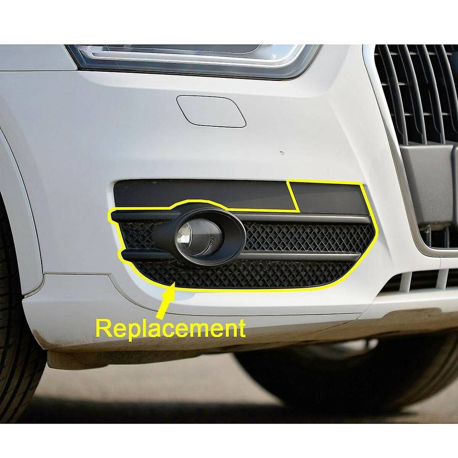 Car Left Front Bumper Fog Lamp Grille Fog Lamp Frame for - Q3 2012 - 2017 8U0807681A 8U0807682A (EU