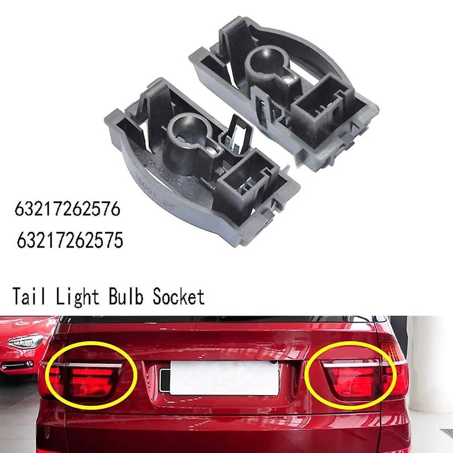 Car Left Tail Light Bulb Socket Side Rear Light Bulb Tray Holder for X5 E70 X5 E70 63217262575