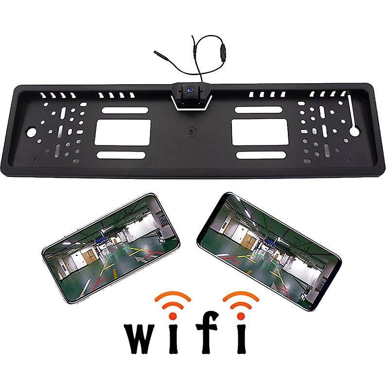 Car License Plate Frame Rear View Reverse Backup Night Vision Reversing Auto Parking Hd Camera for E