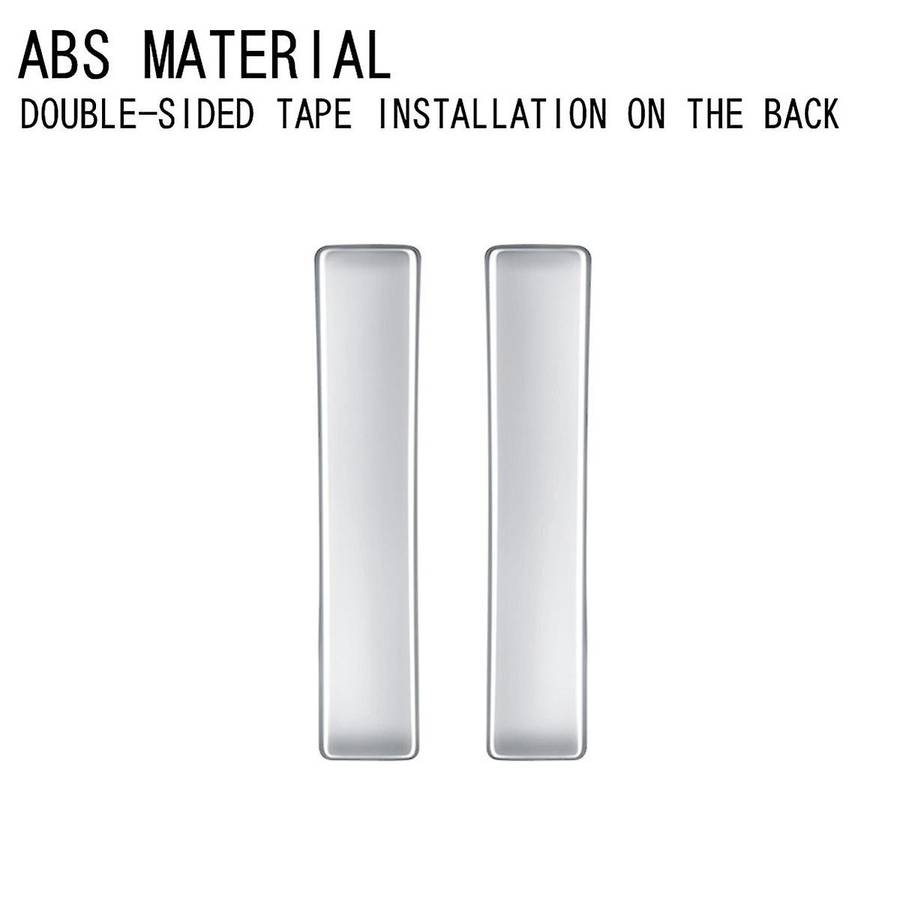 Car Matt Silver Middle Door Button Frame Trim Sticker Interior Accessories for Alphard/Vellfire 40 S