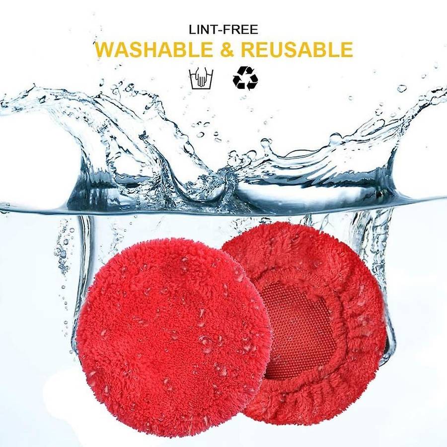 Car Microfiber Cloths for Windshield Cleaning Tool, Coral Fleece Replaceable Thickened Glass Cleanin