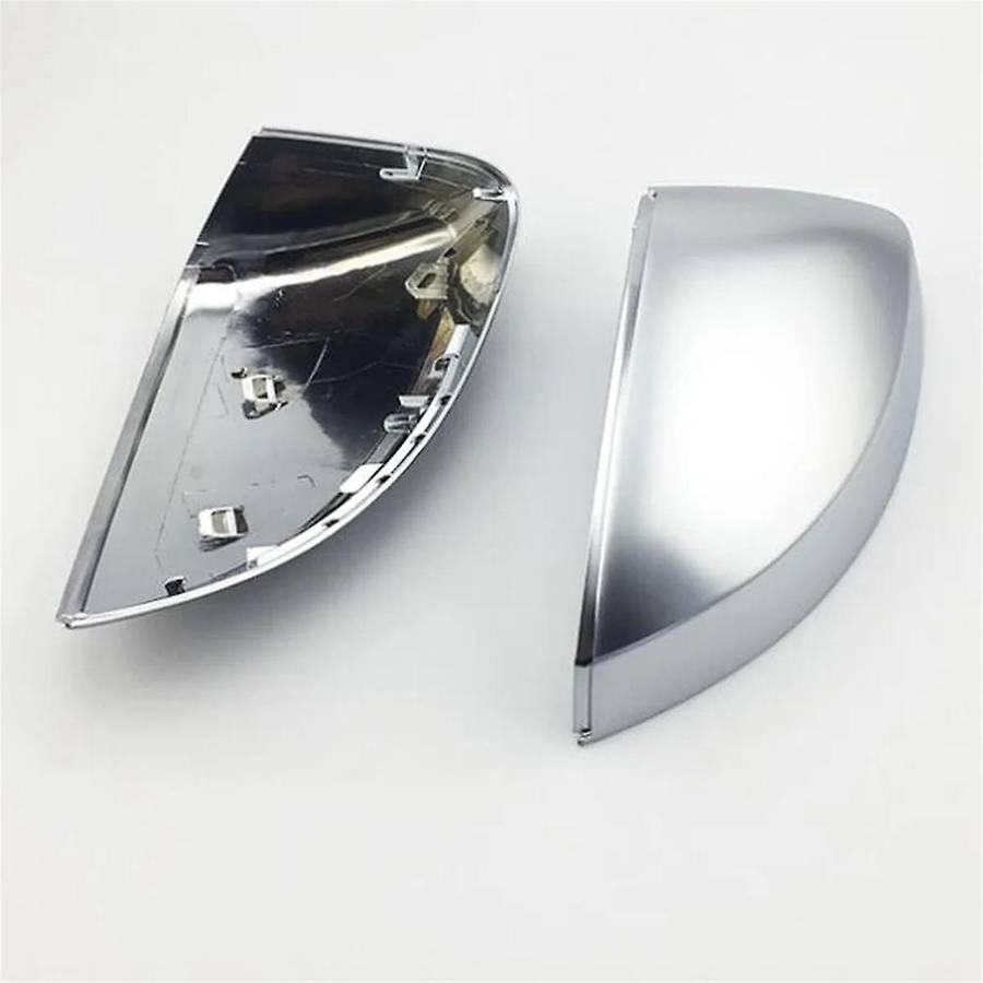 Car Mirror Cover Matte Chrome Silver Rearview Mirror Cover Protection Cap for A3 S3 2013- 2019