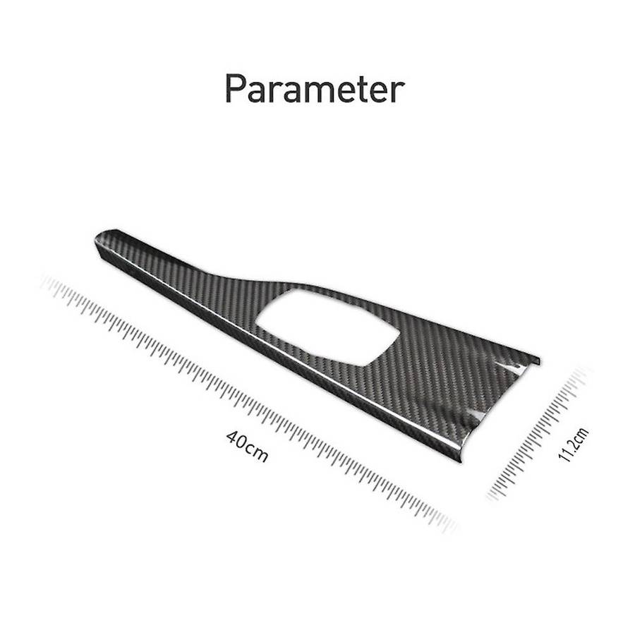 Car Multimedia Panel Cover Trim Real Carbon Fiber Sticker for F30 F31 F34 F32 F36 M3 (RHD)