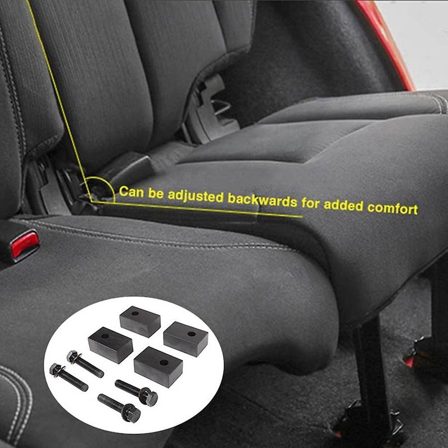 Car Rear Seat Recline Kit Mount Bolts Washers Set SUV Back Seat Spare Parts for JK JL4 Door 2007-201