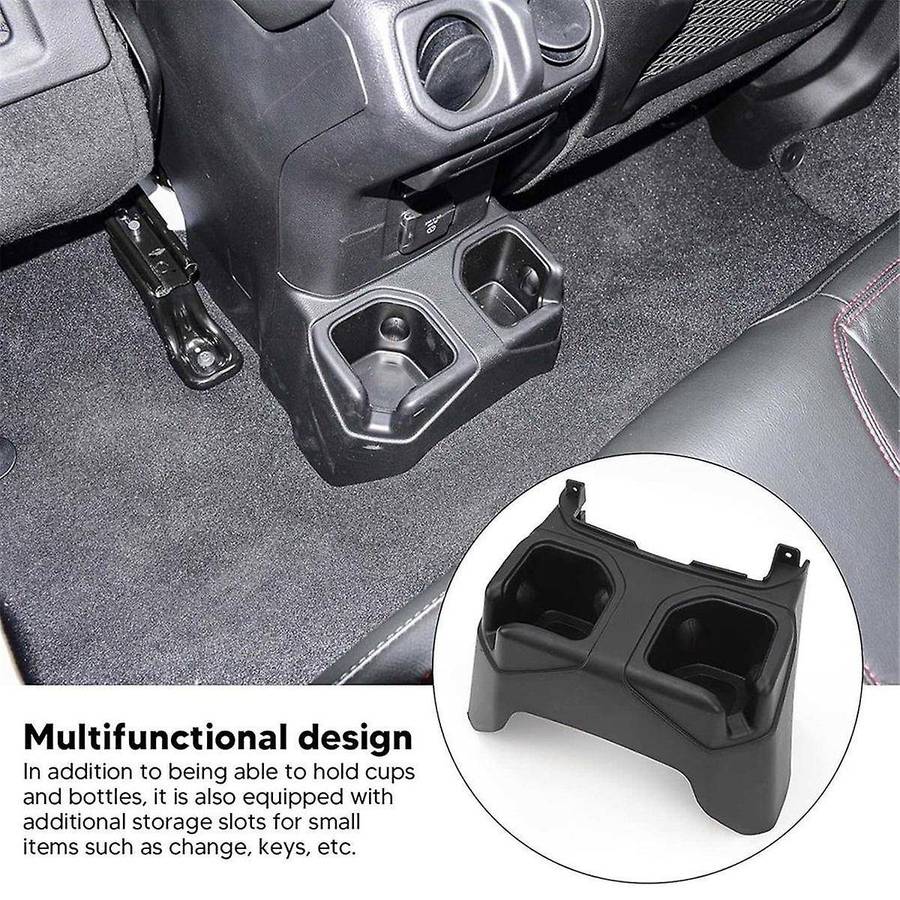 Car Rear Seat Floor Central Console Cup Drinks Holder 6BN67TX7AB 6BN67TX7AC for 2021-2023 Storage Bo