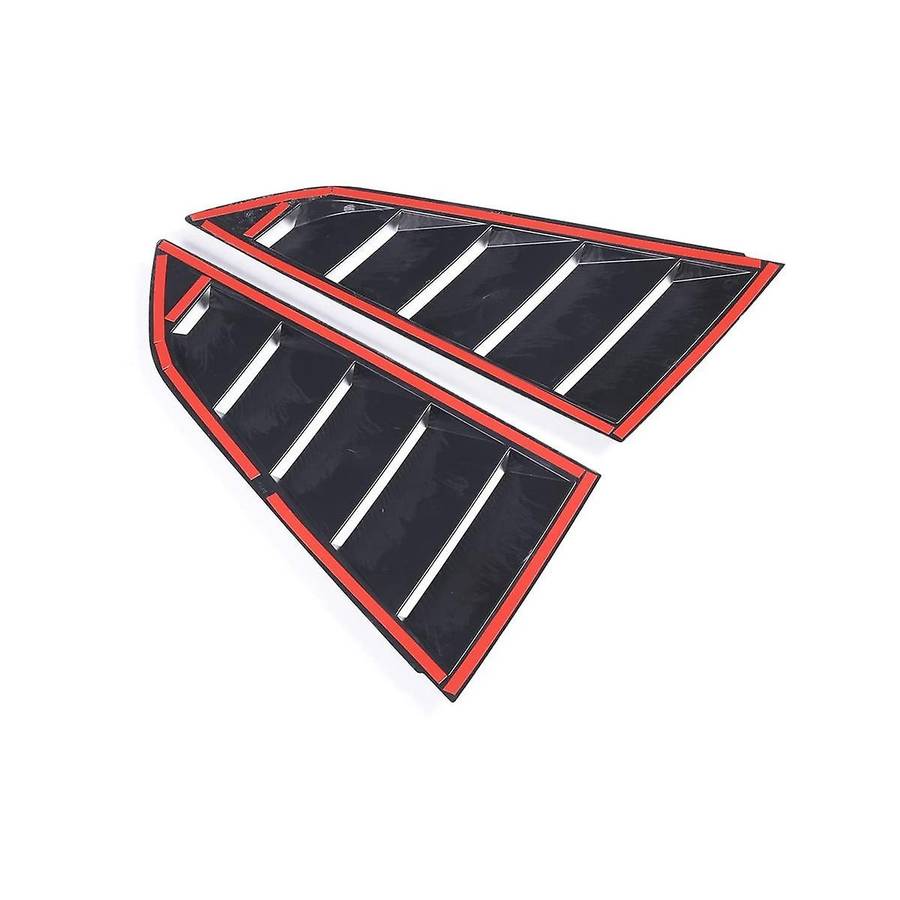 Car Rear Side Window Louvers for C7 2014-2019 Triangular Window Glass Blinds (abs Carbon Fiber)