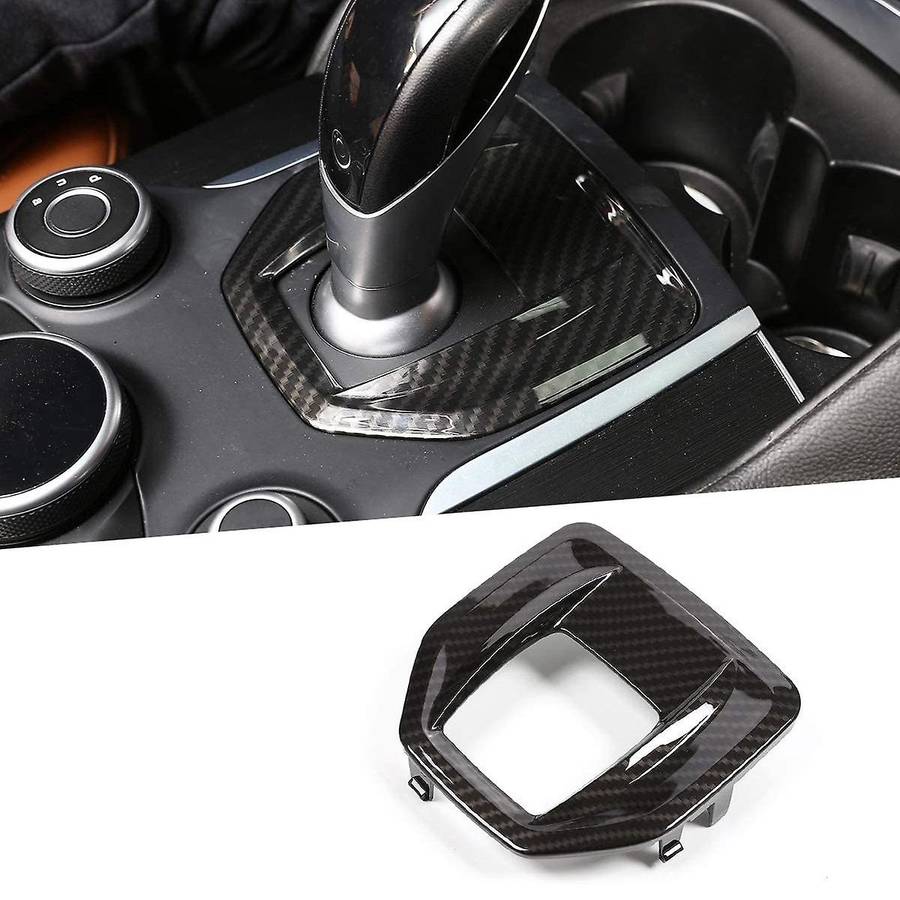 Car Replacement Part for Stelvio 2017-2019 Center Console Gear Shift Panel Cover Trim Accessories