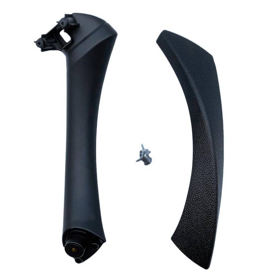 Car Right Interior Door Pull Handle with Cover Replacement for  3 Series E90 E91 E92 2004-2012 Blac
