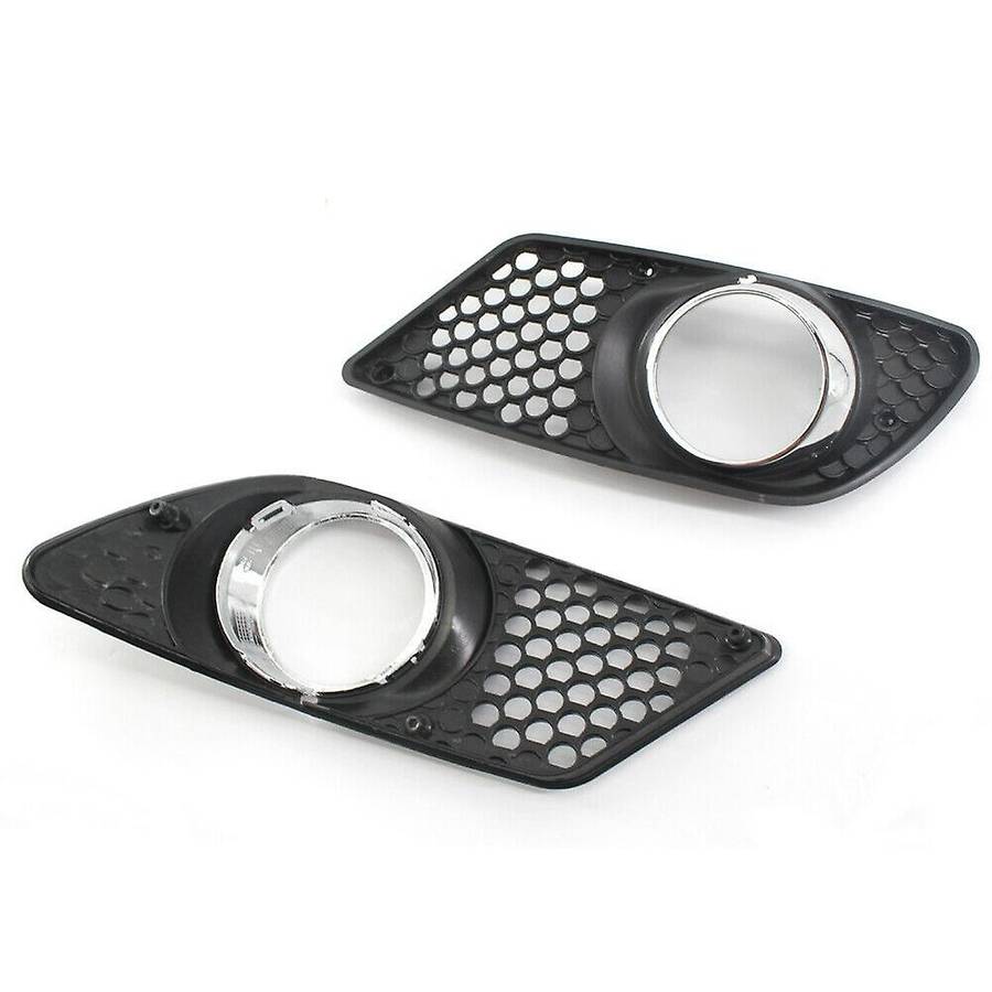 Car Right&Left Front Bumper Fog Lamp Light Grilles for C-Class W204