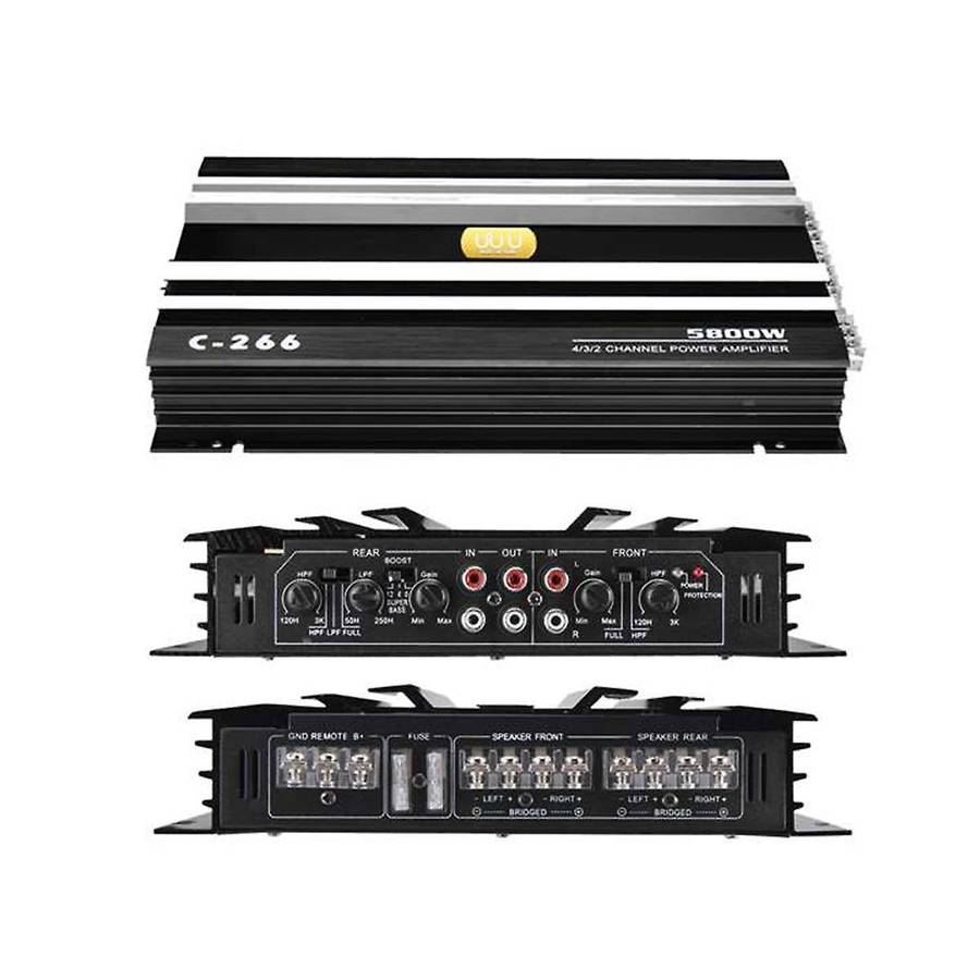 Car Rms Amplifier 5800 Watt Car Audio Power Amplifier 4 Channel Car Amplifer Car Audio Amplifier for