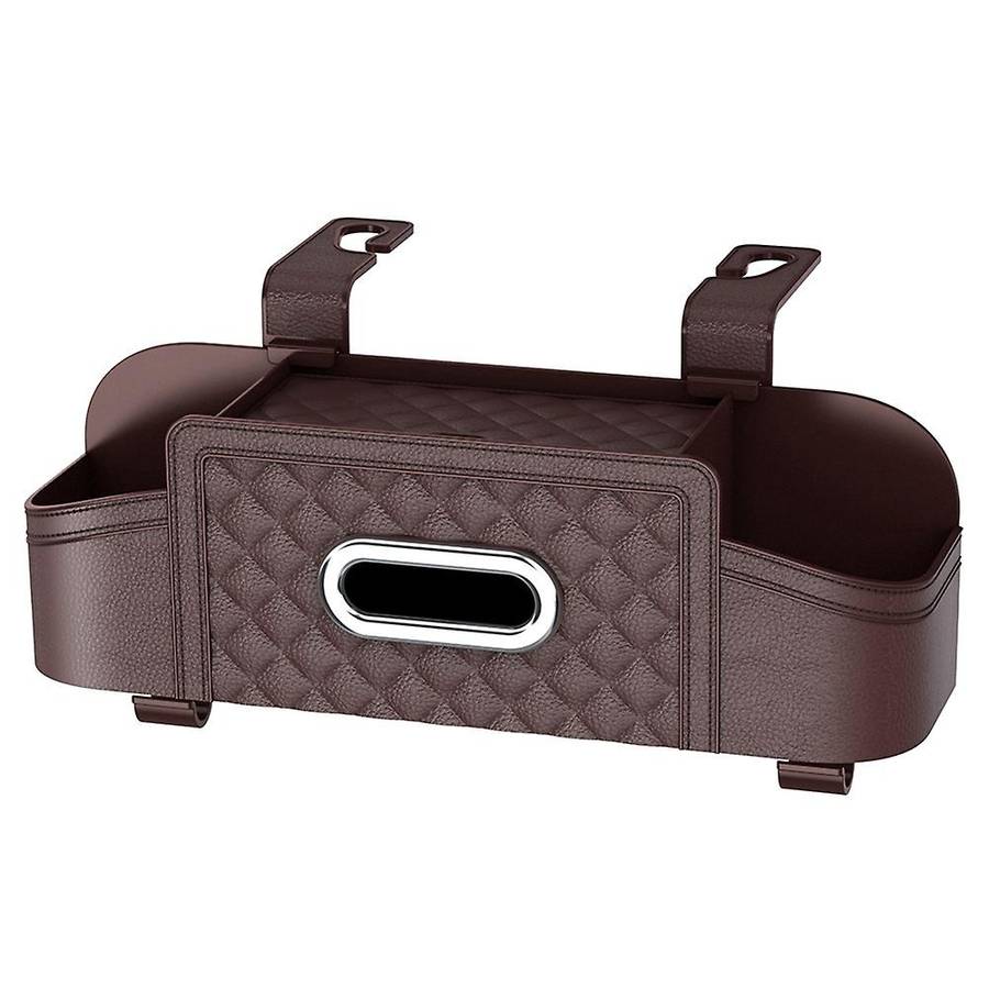 Car Seat Back Storage Box Multifunctional Auto Tissue Universal Backseat Water Cup Holder Hanging Or