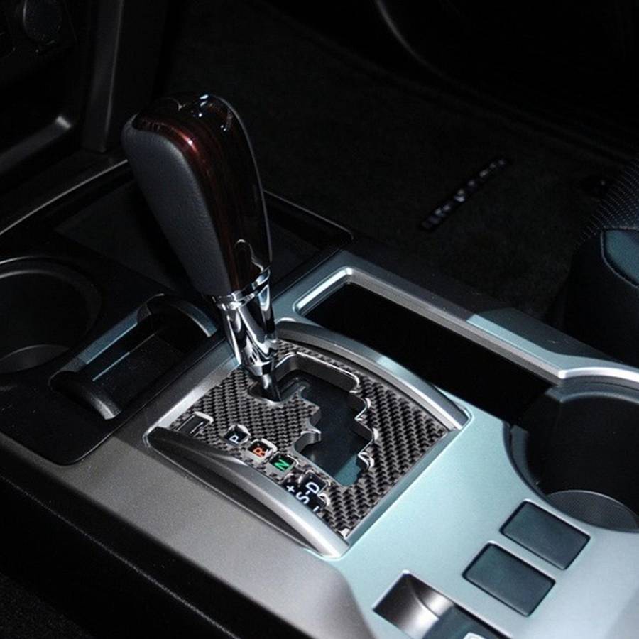 Car Shift Decoration Cover Trim for 4runner 2010-2021 Car Accessory Car Carbon Fiber Interior Trim