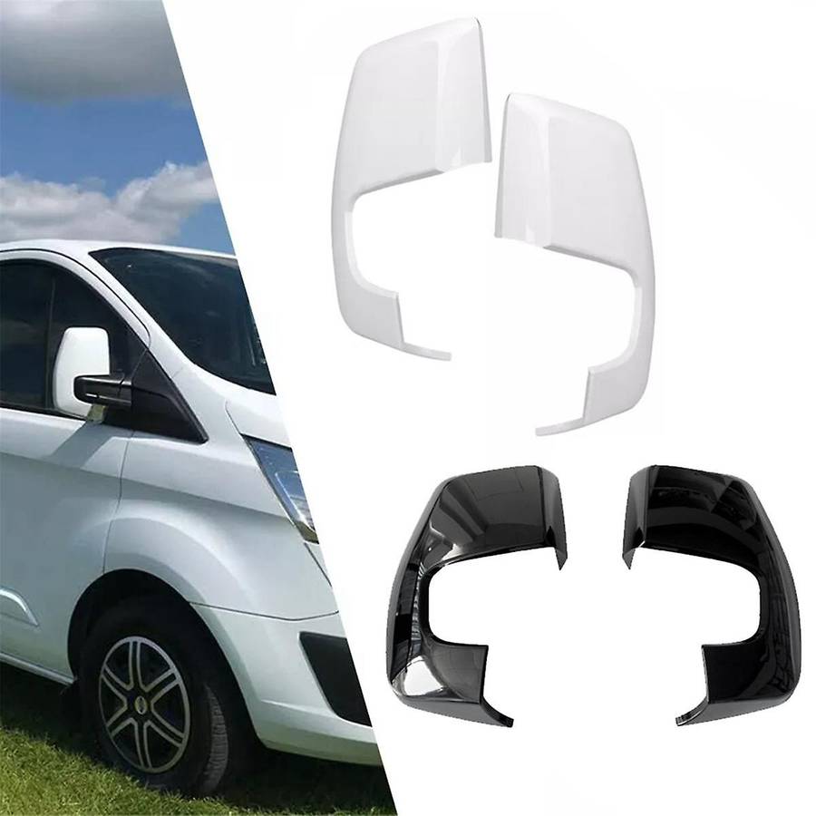 Car Side Wing Mirror Cover Rear View Mirror Cover 1809084 2064129 2064127 for Transit Custom 2014-20