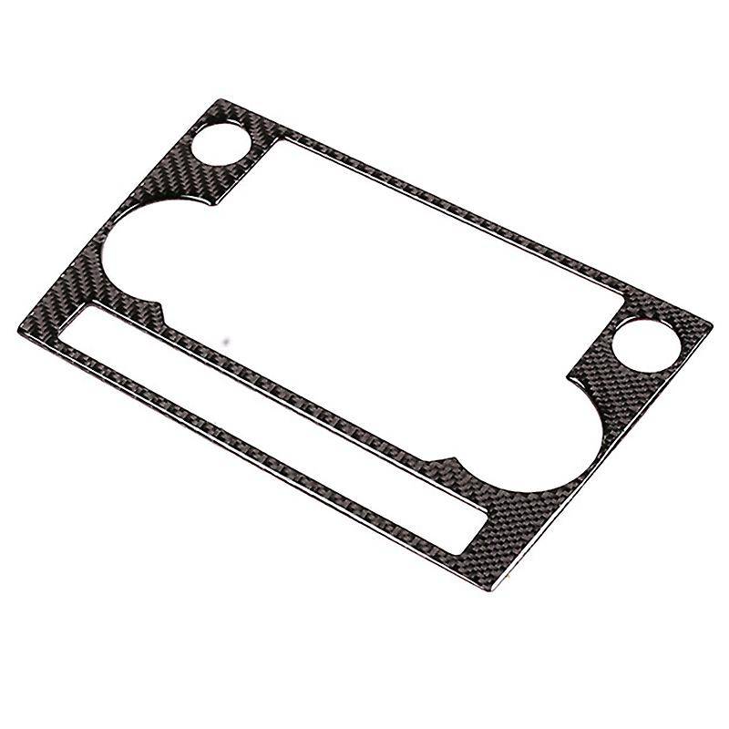 Car Soft Carbon Fiber Button Decoration Box Frame Cover Trim for Sport 2015-2019