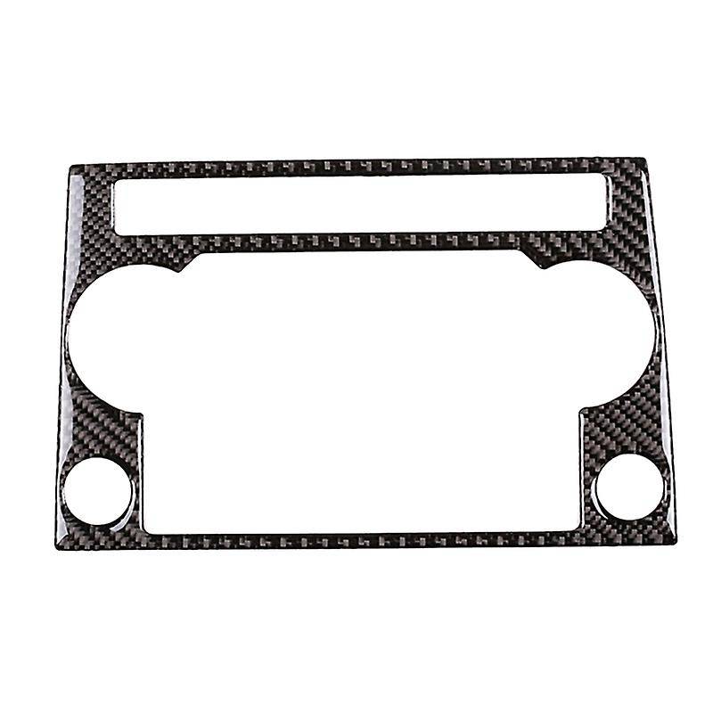 Car Soft Carbon Fiber Button Decoration Box Frame Cover Trim for Sport 2015-2019