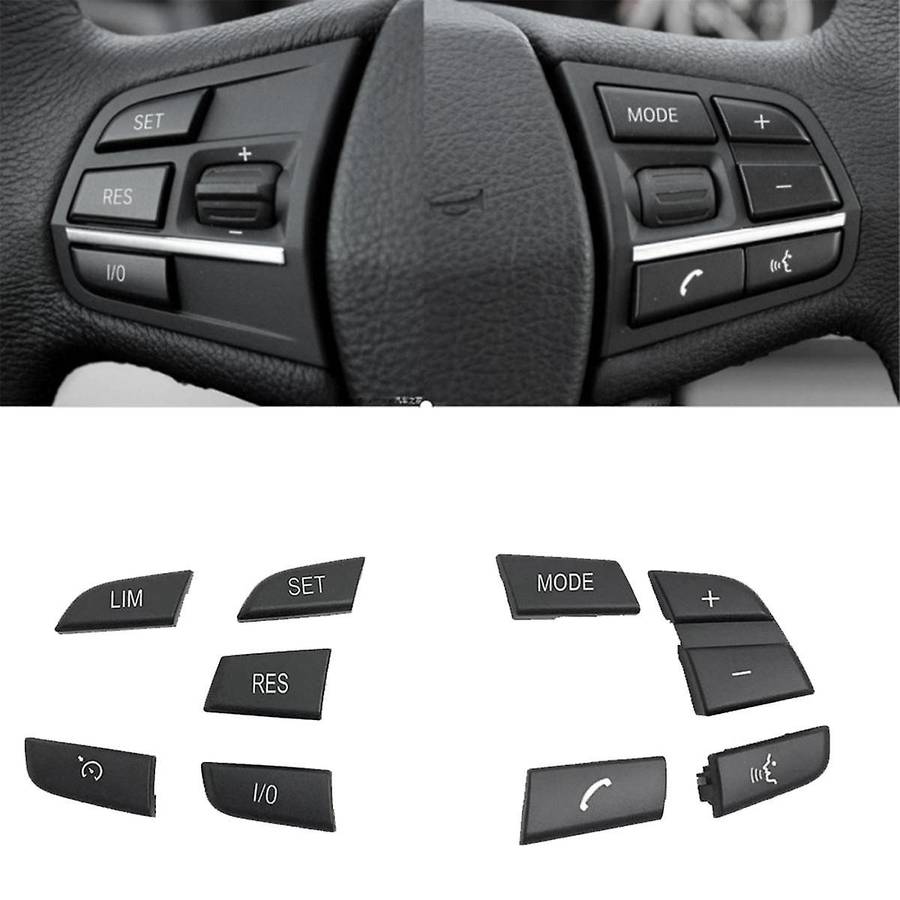 Car Steering Wheel Button Cover 61319262706 for 5 7 Series F10 F11 F04 F01 F02 Multifunction Button