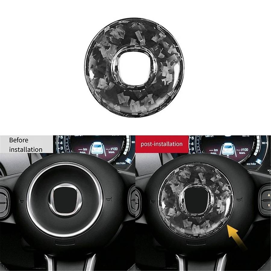 Car Steering Wheel Center Trim Frame for 2008-2013 Cover Decorative Sticker