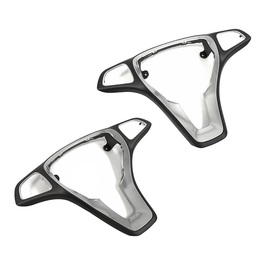 Car Steering Wheel Panel Cover for W176 W246 W205 W213 W218 W117 W292 W166 W447 W156 X253 W448 Mocha