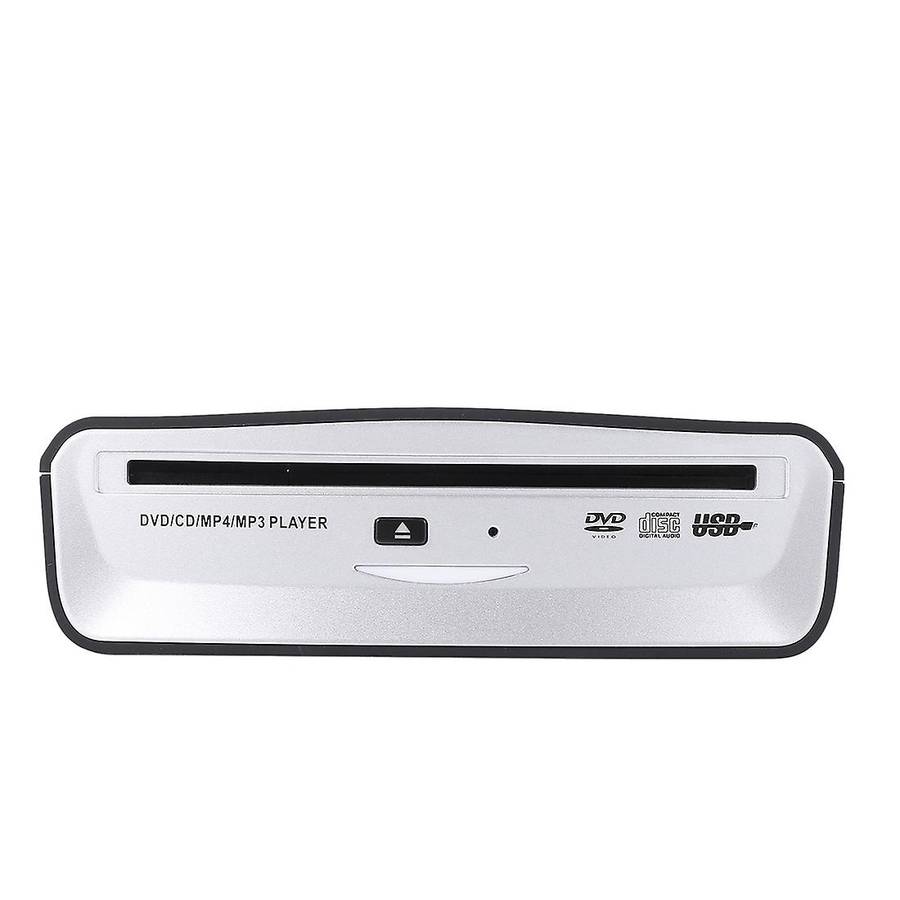 Car SUV External Stereo Radio Dish Box CD/DVD Player USB Interface for Player Radio Accessories ,Bl