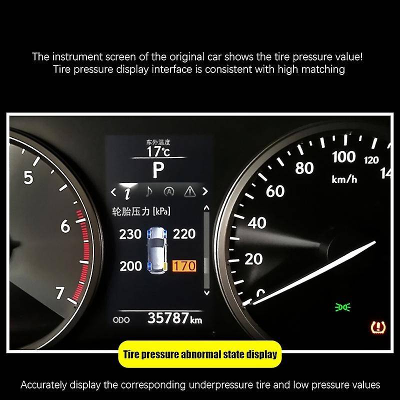 Car Tpms Tire Pressure Monitoring System Car Screen Display for Nx Nx200t Nx300h 2015-2020