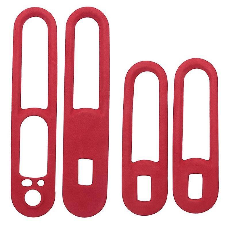 Car Window Lift Switch Control Panel Cover Tirm Sticker for F54 15-20 Accessories Suede Red