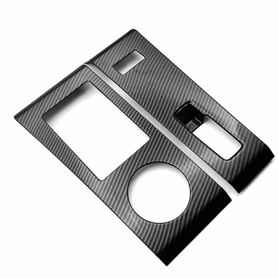 Carbon Console Gear Shift Panel Trim Cover Frame Decor Sticker for 2022 2023 Rhd