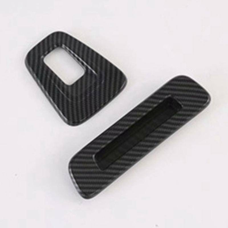Carbon Fiber ABS Car Top Roof Window Handle Bar Frame Cover Trim Fit for Transit 2017 Tourneo Custo