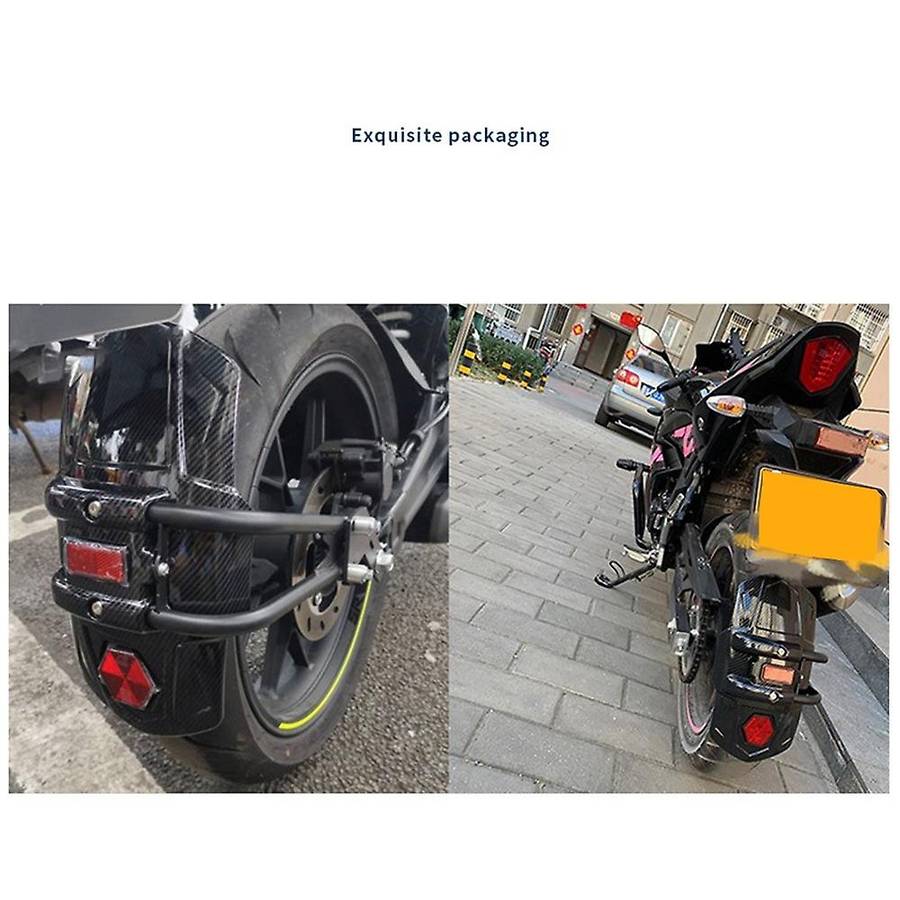 Carbon Fiber ABS Rear Hugger Splash Guard Mudguard for Motorcycle Accessories