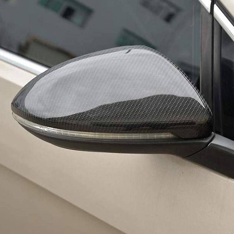 Carbon Fiber Car Rearview Mirror Housing Cover-Side Mirror Cover for Golf VII MK7/MK7.5 R Hatchback