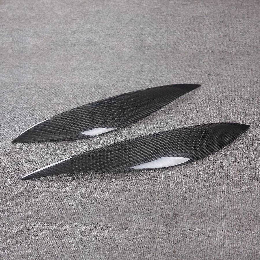 Carbon Fiber Eyebrow Eyelid for W204 C180 C200 C300 C350 C63 08-11